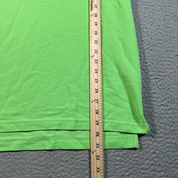 Chaps Polo Shirt Mens 2XL Green Collared Athleisure Performance Golf Sportswear - Picture 6 of 8